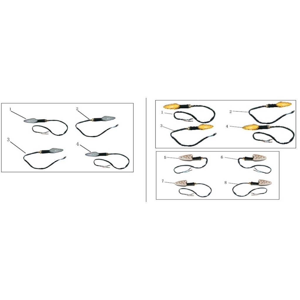 ASYA AS250 (250-MJR) ARKA SINYAL SAG #AS250-MJ F1402
